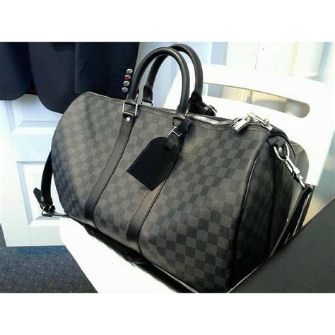 black louis vuitton bag women& 39|louis vuitton black checkered bag.